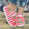 Stylish and Cozy: Women's Fashion Casual Christmas Socks Pattern Sneakers – Lightweight, Non-slip, and Lace-up Sports Outdoor Shoes