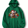 Fear-infused Style: Women's Horror Movie Print Hoodie - Embrace the Chills This Winter-Fall Season!