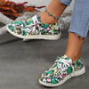 Express Your Artistic Side with Women's Graffiti Pattern Shoes: Slip-On, Low Top Lace-Up, Non-Slip Canvas Shoes - Lightweight & Comfy