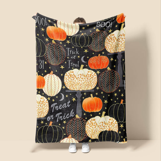 This cozy flannel pumpkin blanket is the perfect Halloween holiday gift for all ages. Crafted with premium materials, this blanket is both comfortable and durable, making it a wonderful gift for any occasion. Its cheerful design is sure to add cheer to any home’s decor during the spooky season.