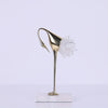 Exquisite Modern Golden Copper Crane: A Striking Addition to Any Home Décor