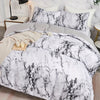 Marble Print Bedding Set: 3-Piece Duvet Cover Set for Ultimate Bedroom1*Duvet Cover + 2*Pillowcase, Without Core)