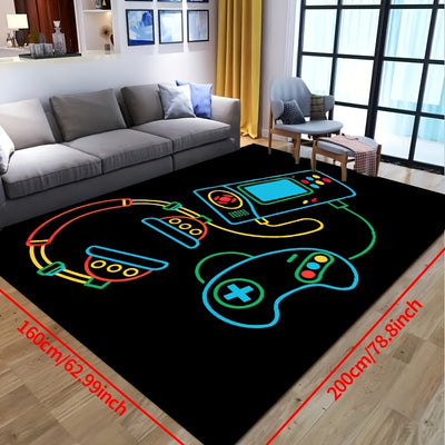 Enhance Your Gaming Haven with this Stylish Non-Slip Rug and Carpet Set