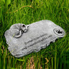 Pet Memorial Resin Tombstone: Forever Remembered - Honor Your Beloved Cat or Dog with this Beautiful Ornament