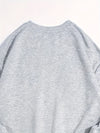 Leopard Letter Print Pullover Sweatshirt: A Vintage Long Sleeve Crew Neck for Women