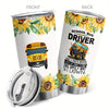 20oz School Bus & Sunflower Tumbler - Keep Your Coffee Hot or Cold All Day Long - Perfect gift for School Bus Driver