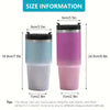 30OZ AND 20OZ COLORFUL DESIGNS TUMBLER - LARGE CAPACITY STAINLESS STEEL THERMOS TUMBLER - WATER BOTTLE FOR OUTDOOR TRAVEL, DRIVING, AND CAMPING