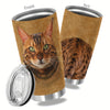 Wildly Chic: 20oz Animal Print Stainless Steel Tumbler - The Perfect Halloween Gift for Loved Ones!