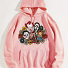 Fear-infused Style: Women's Horror Movie Print Hoodie - Embrace the Chills This Winter-Fall Season!