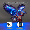 Eagle's Light: A Patriotic Wooden Art Night Light for Home or Office Decor