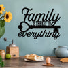 Stylishly decorate your steel home with this 'Family is the Key to Everything' metal art. Its timeless design is the perfect housewarming gift, making it ideal for any décor. Crafted from durable metal and designed to last a lifetime, it is a stylish reminder of the importance of family.