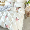 Pastoral Blooms: 3-Piece Fashionable Duvet Cover Set with Soft Comfort for Bedroom or Guest Room