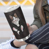 Wildly Stylish and Insulated: 20oz Stainless Steel Tumbler with Animal Print Design - Perfect Halloween Gift for Loved Ones!