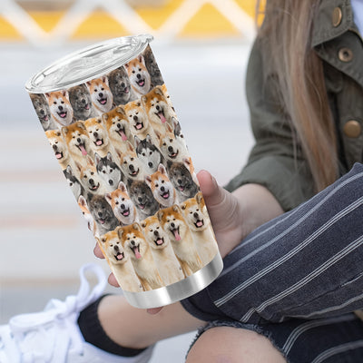 20oz Fun-loving Dog Lovers' Stainless Steel Tumbler: A Perfect Gift for Parents, Relatives, and Friends!