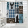 Wild Country Bear and Deer Shower Curtain: Enhance Your Bathroom Decor with Style and Functionality