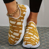 Stylish and Comfortable Women's Fashion Print Sports Shoes: Breathable, Shockproof, Lightweight, and Non-slip for Travel