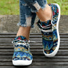 Stylish Ethnic Pattern Canvas Shoes for Women - Comfortable and Non-Slip Casual Walking Shoes