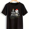 Christmas Skeleton: Festive and Stylish Short Sleeve T-Shirt for Women