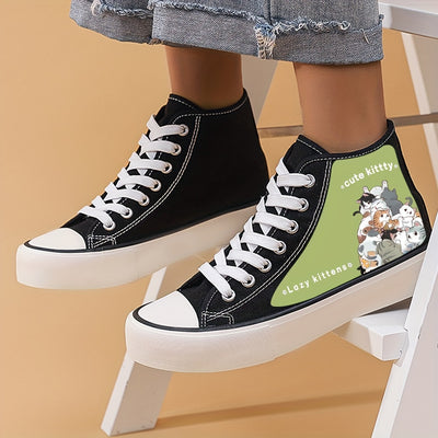 Whimsical and Comfy: Women's Cartoon Animal Print Halloween Shoes for Fun and Fashion