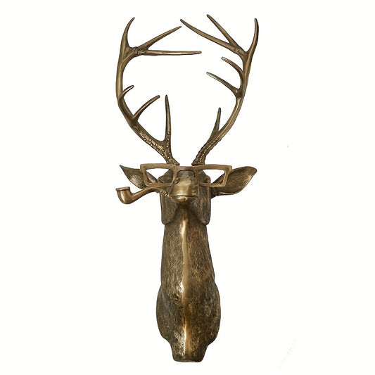 Resin Art Stag Frankie Hanging Ornaments: Exquisite Deer Head Crafts for Home Decoration