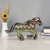 Whimsical Wooden Art Pommel Horse Statues: Unique Home and Office Decor for Men, Kids, and Animal Lovers