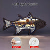 Fish Wooden Art Night Light: An Adorable Interior Decoration and Perfect Gift for Fishing Enthusiasts