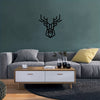 Graceful Elegance: Exquisite Metal Art Deer Wall Decor for Indoor and Outdoor Spaces