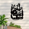 Rustic Wildlife Metal Sign: A Perfect Gift for Hunters and Outdoor Enthusiasts