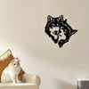 Wild and Mysterious: Wolf Mate Black Metal Wall Art - A Modern Touch for Every Room