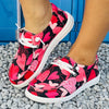 Heart Decor Print Loafers: Stylish and Comfortable Slip-On Shoes for Women