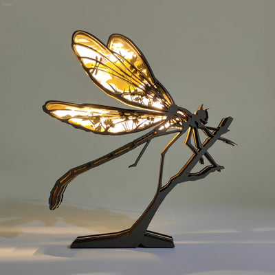 This Dragonfly Dreamcatcher Wooden Art Night Light is the perfect housewarming or Mother's Day gift. It also makes a beautiful memorial gift for women and kids. The Dragonfly art is printed on a wooden base to provide an elegant and timeless look.