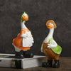 American Style Duck Ornaments: Whimsical Resin Decor for Home, Living Room, Bar, and Café