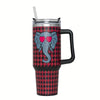 Elephant Car Stainless Steel Tumbler: A Stylish and Insulated Travel Companion for Your Year-Round Refreshments