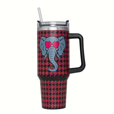 Elephant Car Stainless Steel Tumbler: A Stylish and Insulated Travel Companion for Your Year-Round Refreshments