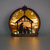 This exquisite 3D Nativity Scene Wooden Art Carving is handcrafted for holiday décor and a memorable art night light. The unique design creates a captivating display that will bring joy to your home. Perfect for bringing a sense of beauty and peace during the special holiday season.