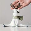 Cute Hand-Painted Elk Ornaments for Christmas and New Year's: Perfect for Gifts and Decorations