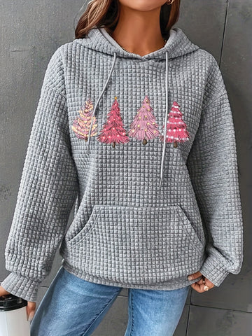 Stay cozy and fashionable this winter with the Sparkling Festive Charm Women's Plus Size Glitter Christmas Tree Sweatshirt. This stylish sweatshirt is made of extra-soft cotton for maximum comfort and features a shimmering glitter tree design for a festive look. Perfect for casual winter wear.