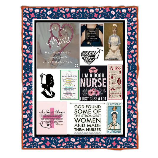 This Nurse Lover Blanket provides a vintage yet cozy experience. Crafted from ultra-soft materials, it is a perfect way to show appreciation to nurse friends and family. Its lovely pattern offers warmth and comfort for your restful nights.