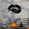 Blood Dripping Vampire Metal Art Lips: Spooky Halloween Decor for Your Home or Garden