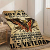 Cartoon Eagle & Flag Print Flannel Blanket - Perfect Gift for Bed, Couch, Sofa, Travel, Camping!