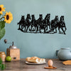 Rustic Metal Horse Wall Art: Enhance Your Entryway with Farmhouse Decor and Wildlife Charm - Perfect Horse Lover Gift!