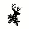 Merry Christmas Metal Deer Wall Decor: A Festive Addition to Any Room