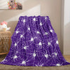 Cozy up this Halloween with our Spider Web Pattern Flannel Blanket!