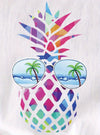 Summer Vibes: Pineapple Print T-Shirt, A Must-Have Casual Top for Women's Spring-Summer Collection