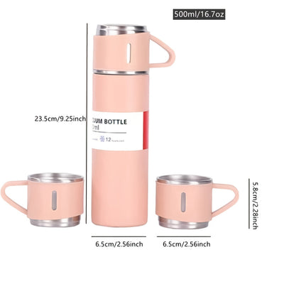 1Set Colors Stainless Steel Thermal Cup, With Gift Box Set, The Perfect Gift for Any Occasion