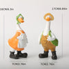 American Style Duck Ornaments: Whimsical Resin Decor for Home, Living Room, Bar, and Café