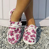 Cute Cartoon Bear Print Slip-On Canvas Shoes for Women: Lightweight and Comfortable Outdoor Comfy Shoes