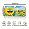 Sunflower Car Windshield Sun Shades: Protect Your Vehicle from UV Rays and Keep it Cool with this Foldable Sun Reflector