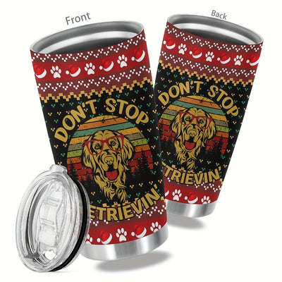 Stylish and Festive: 20oz Christmas Cup Stainless Steel Tumbler, Perfect Holiday-themed Travel Mug for Gifting