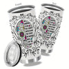 20oz Day of the Dead Stainless Steel Tumbler: Stylish and Insulated Travel Mug for Halloween Gifts